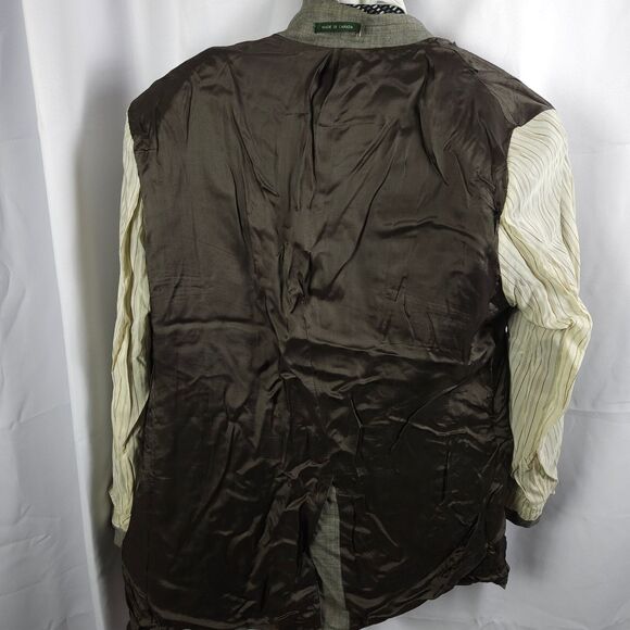 Lauren Ralph Lauren Mens 48L Gray Wool 2-Button Sports Coat Blazer Suit - Picture 7 of 11